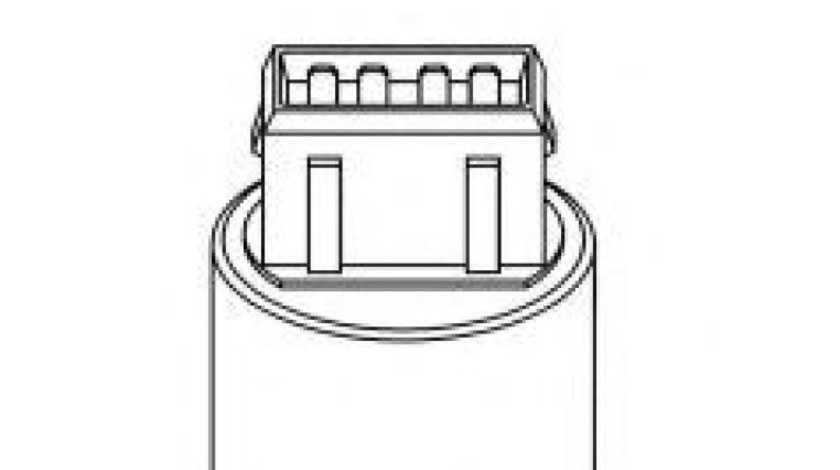 Comutator presiune, aer conditionat CITROEN C4 I (LC) (2004 - 2011) NRF 38936 piesa NOUA