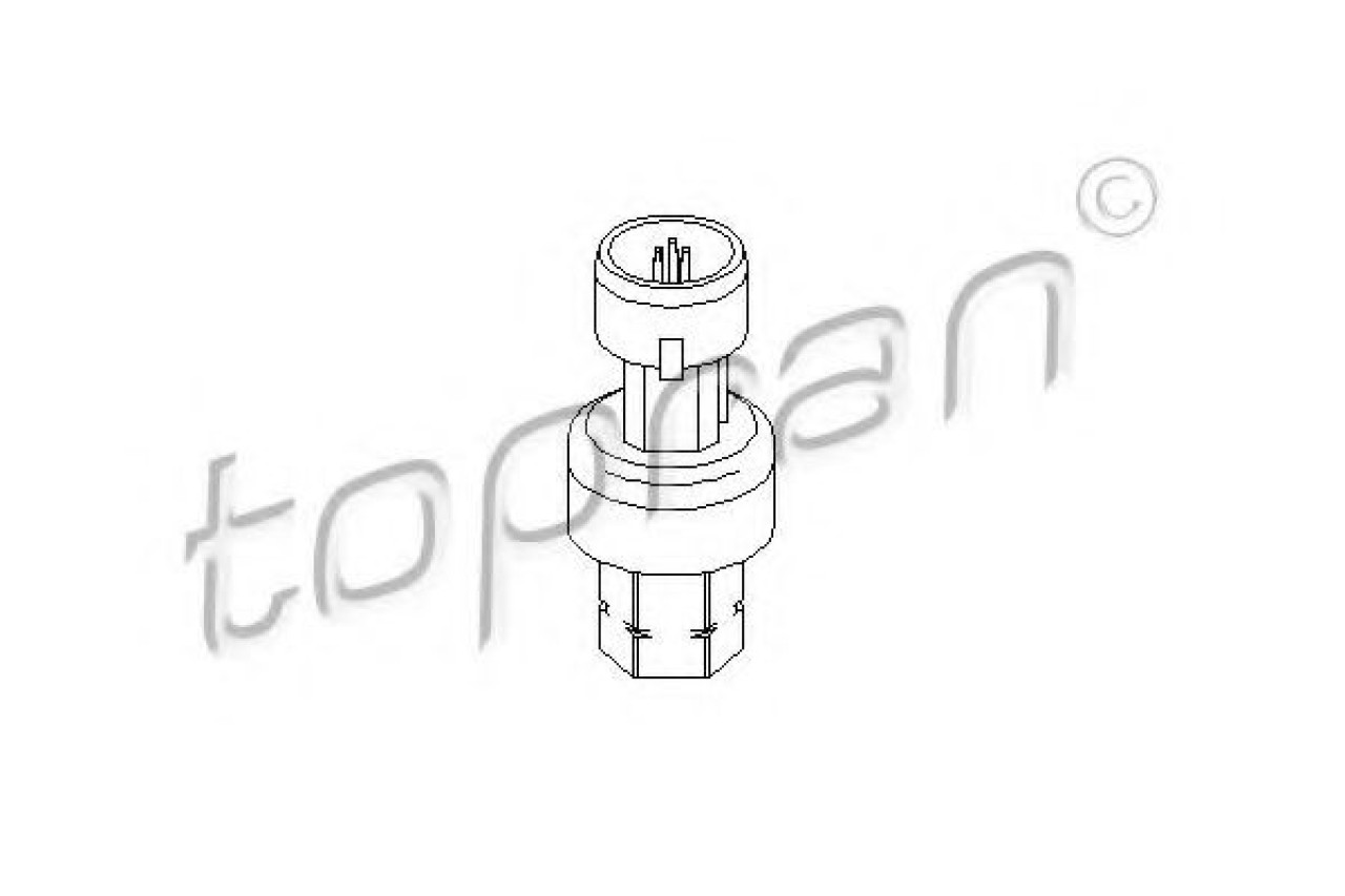 Comutator presiune, aer conditionat OPEL MERIVA (2003 - 2010) TOPRAN 207 540 piesa NOUA
