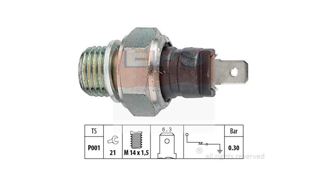 Comutator presiune ulei Dacia 1310 limuzina (U, X) 1983-2004 #2 0344101036