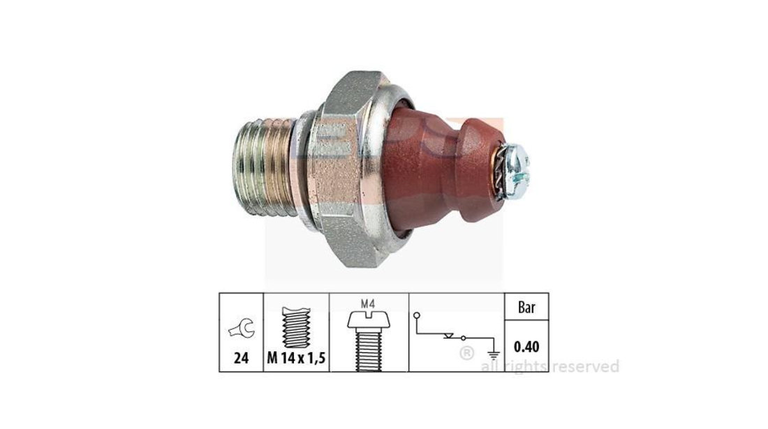 Comutator presiune ulei Mercedes 190 (W201) 1982-1993 #2 0045425917