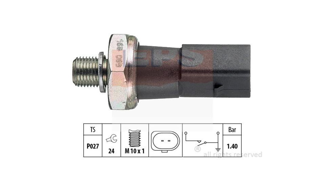 Comutator presiune ulei Volkswagen VW SCIROCCO (137, 138) 2008-2016 #2 008280101