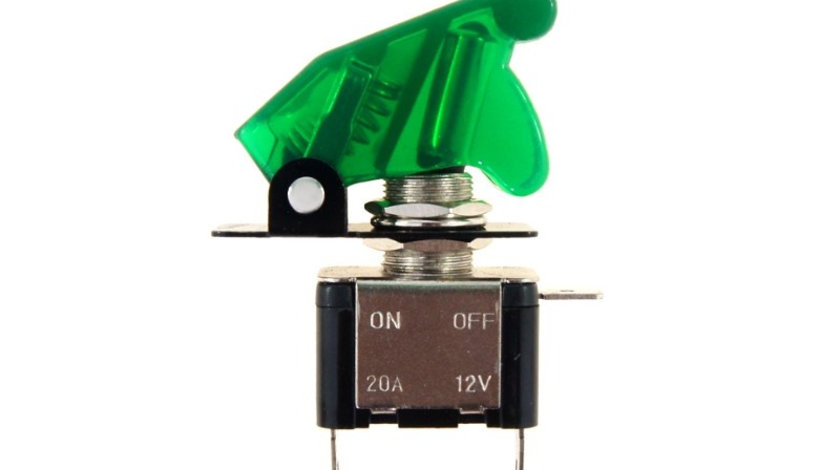 Comutator &quot;top Gun&quot; 12v, Max 20a, Verde Carmotion 58096