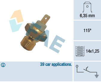 Comutator temperatura, racire (35270 FAE) FIAT,LANCIA