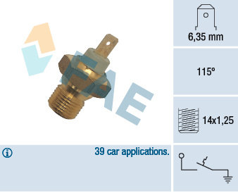 Comutator temperatura, racire (35270 FAE) FIAT,LANCIA