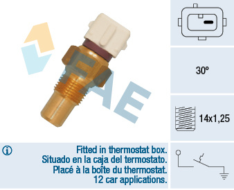 Comutator temperatura, racire (35295 FAE) Citroen,PEUGEOT