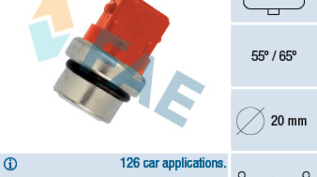 Comutator temperatura, racire (35320 FAE) SEAT,SKODA,VW