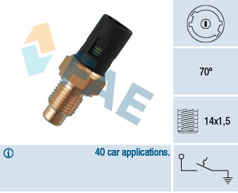 Comutator temperatura, racire (35390 FAE) RENAULT