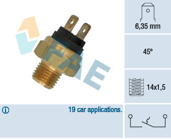 Comutator temperatura, racire (35500 FAE) ALFA ROMEO