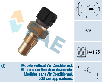 Comutator temperatura, racire (35550 FAE) Citroen,FIAT,PEUGEOT