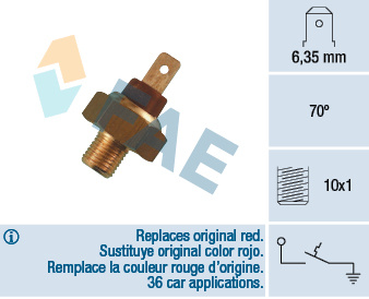 Comutator temperatura, racire (35660 FAE) AUDI,VW