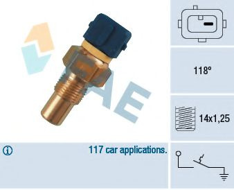 Comutator temperatura, racire CITROEN C3 I (FC) (2002 - 2016) FAE 35290 piesa NOUA