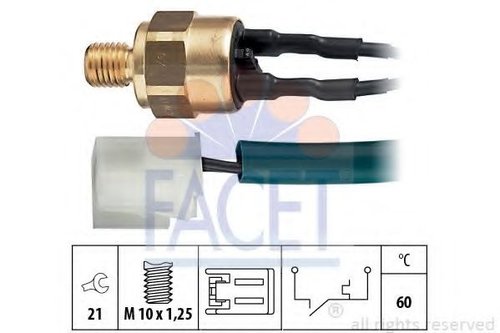 Comutator temperatura, racire FIAT PUNTO (176) (1993 - 1999) FACET 7.4094 piesa NOUA