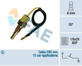 Comutator temperatura, racire OPEL ASTRA F Combi (51, 52) (1991 - 1998) FAE 35790 piesa NOUA