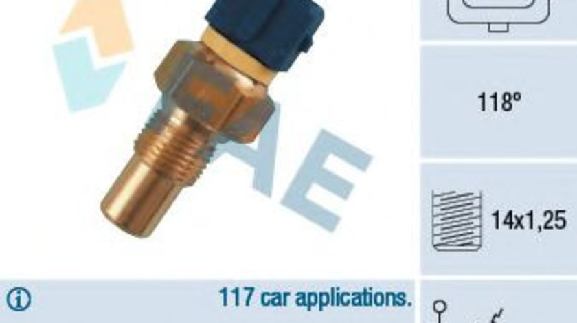 Comutator temperatura, racire PEUGEOT 307 Estate (3E) (2002 - 2016) FAE 35290 piesa NOUA