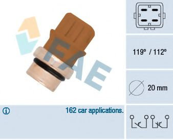 Comutator temperatura, racire SEAT ALHAMBRA (7V8, 7V9) (1996 - 2010) FAE 35580 piesa NOUA