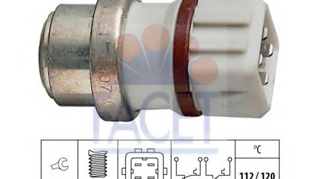 Comutator temperatura, racire VW POLO (6N1) (1994 - 1999) FACET 7.4107 piesa NOUA