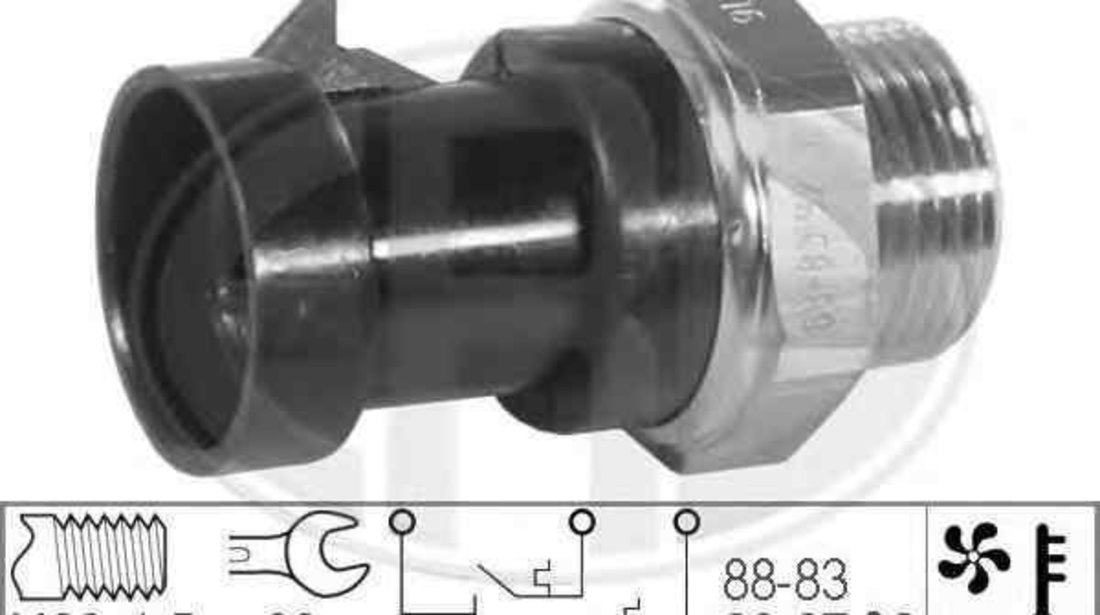 Comutator temperatura, ventilator radiator CITROËN JUMPER platou / sasiu (230) ERA 330279