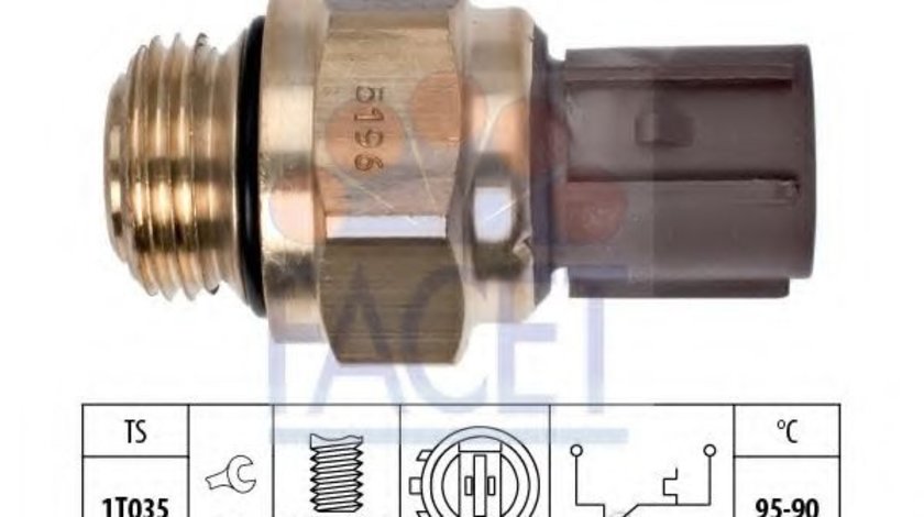 Comutator temperatura, ventilator radiator HONDA CR-V I (RD) (1995 - 2002) FACET 7.5196 piesa NOUA