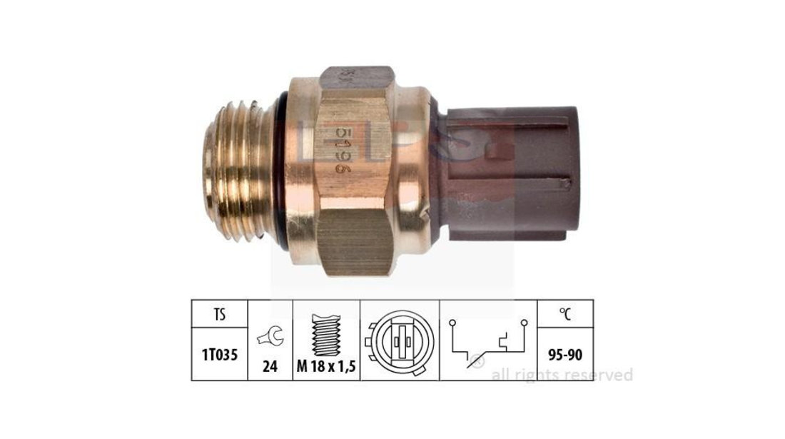 Comutator temperatura, ventilator radiator Honda INTEGRA cupe (DC2, DC4) 1993-2001 #2 007835091