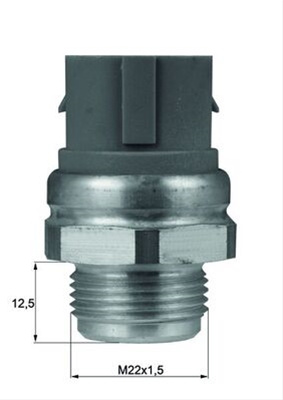 Comutator Temperatura, Ventilator Radiator Mahle Original Vag TSW 48D