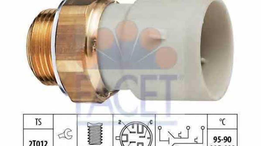 Comutator temperatura ventilator radiator OPEL FRONTERA A Sport 5SUD2 FACET 7.5639