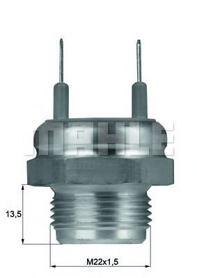 Comutator temperatura, ventilator radiator RENAULT TRAFIC I bus (TXW) (1989 - 2001) MAHLE ORIGINAL T...
