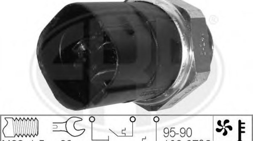 Comutator temperatura, ventilator radiator VW GOLF III (1H1) (1991 - 1998) ERA 330280 piesa NOUA