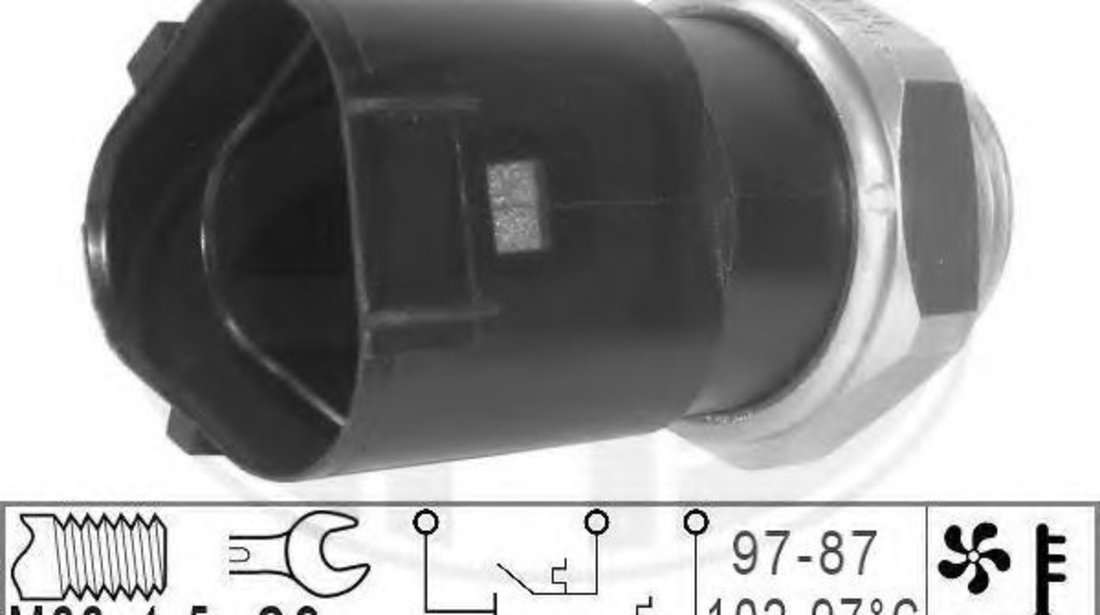 Comutator temperatura, ventilator radiator VW POLO (9N) (2001 - 2012) ERA 330230 piesa NOUA
