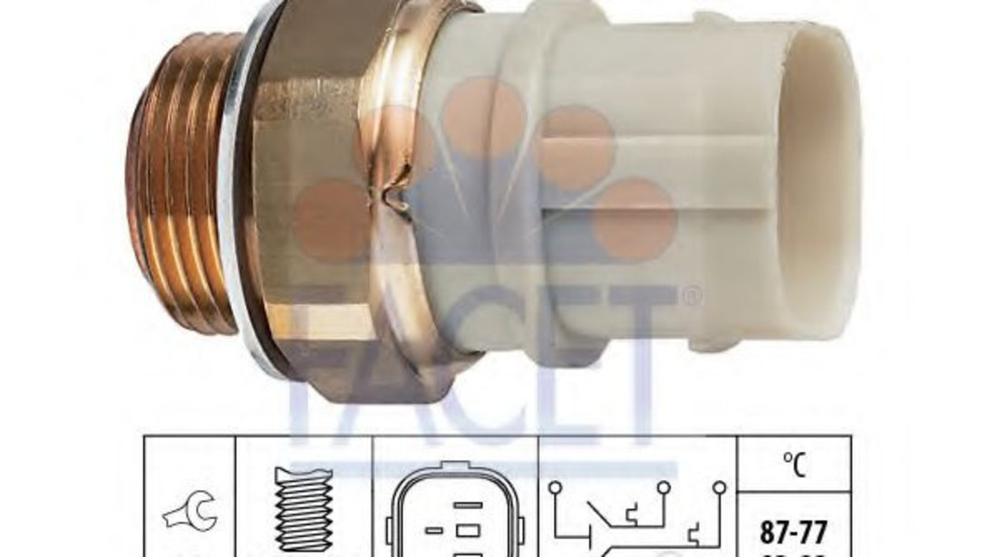 Comutator temperatura, ventilator radiator VW TRANSPORTER IV caroserie (70XA) (1990 - 2003) FACET 7.5651 piesa NOUA