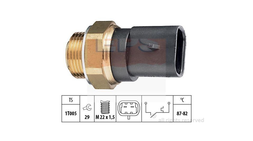 Comutator ventilator radiatar Opel ASTRA F combi (51_, 52_) 1991-1998 0824121192