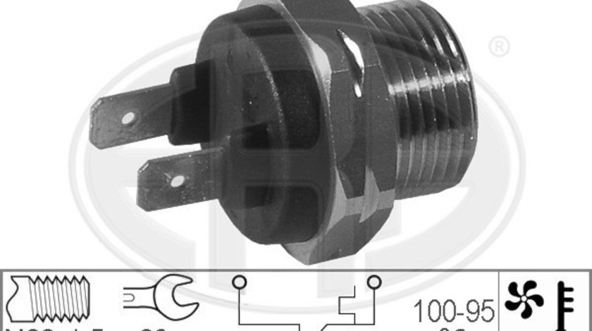 Comutator ventilator temperatura radiator FORD ESCORT III, ESCORT IV, FIESTA II, ORION I, ORION II; LAND ROVER 110/127, 90, DISCOVERY I, RANGE ROVER I; OPEL ASCONA C, CORSA A 1.0-4.3 intre 1980-1998