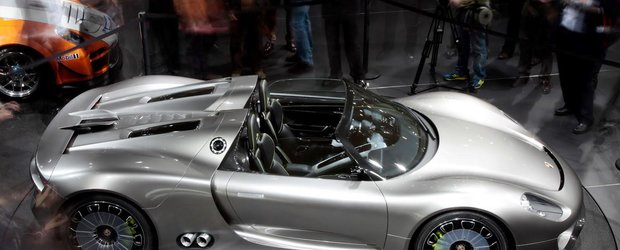 Conceptul Porsche 918 Spyder vine la Goodwood