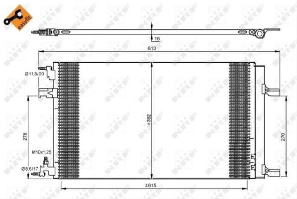 Condensator Ac/ Nrf Chevrolet 35919