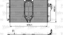 Condensator, climatizare (812502 VALEO) MERCEDES-B...