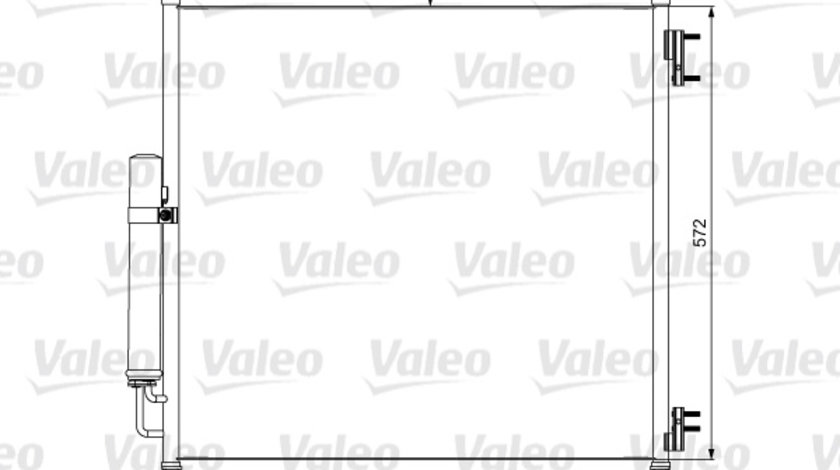 Condensator, climatizare (814053 VALEO) LAND ROVER