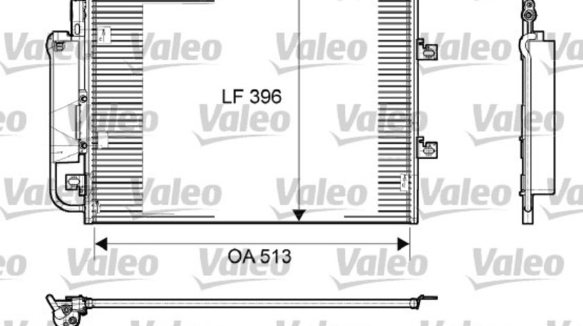 Condensator, climatizare (814061 VALEO) RENAULT