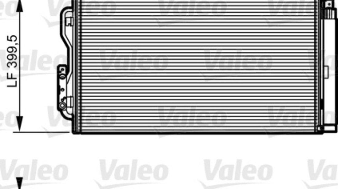 Condensator, climatizare (814191 VALEO) BMW