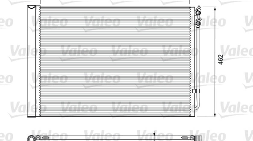 Condensator, climatizare (814410 VALEO) BMW