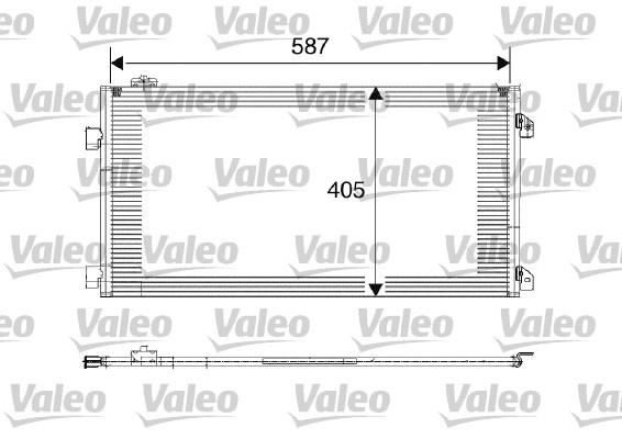Condensator, climatizare (817646 VALEO) RENAULT