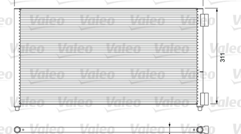 Condensator, climatizare (817799 VALEO) RENAULT