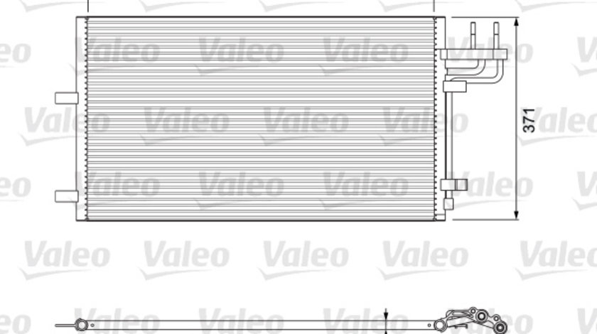 Condensator, climatizare (818046 VALEO) FORD,FORD AUSTRALIA