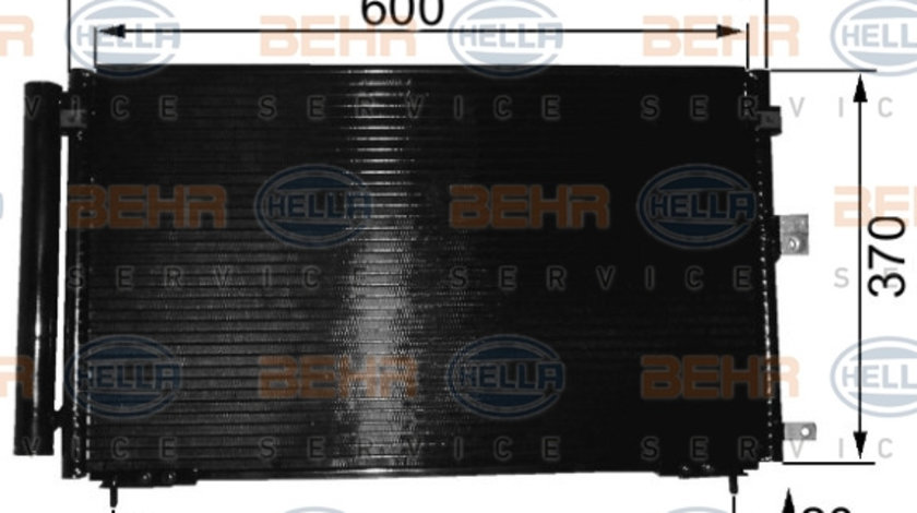 Condensator, climatizare (8FC351037661 HELLA) LEXUS