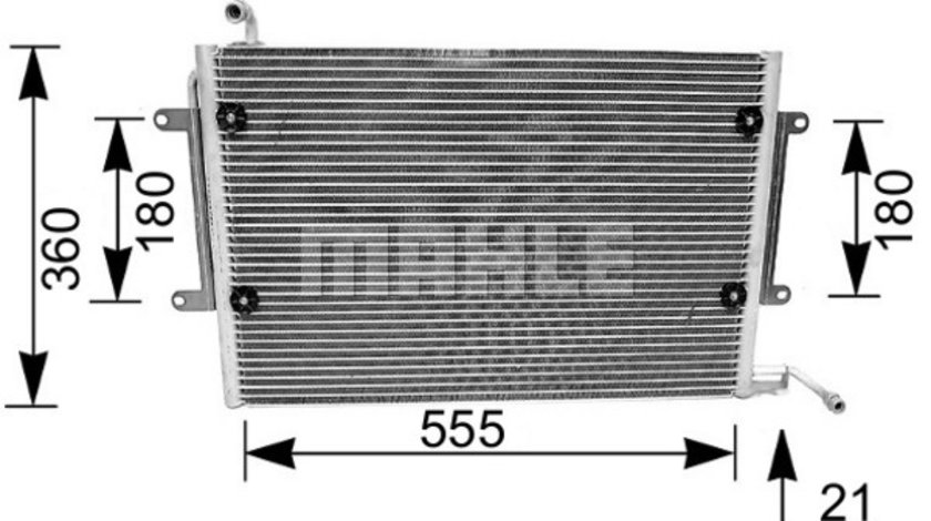 Condensator, climatizare (AC172000S BEH MAH) VW