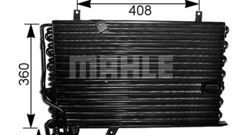 Condensator, climatizare (AC205000S BEH MAH) BMW