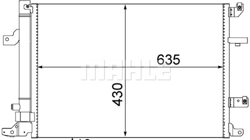 Condensator, climatizare (AC497000S BEH MAH) VOLVO