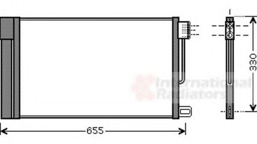 Condensator, climatizare ALFA ROMEO GIULIETTA (940) (2010 - 2016) VAN WEZEL 17005314 piesa NOUA