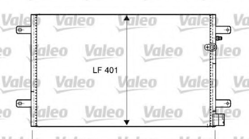 Condensator, climatizare AUDI A6 Avant (4F5, C6) (2005 - 2011) VALEO 814004 piesa NOUA