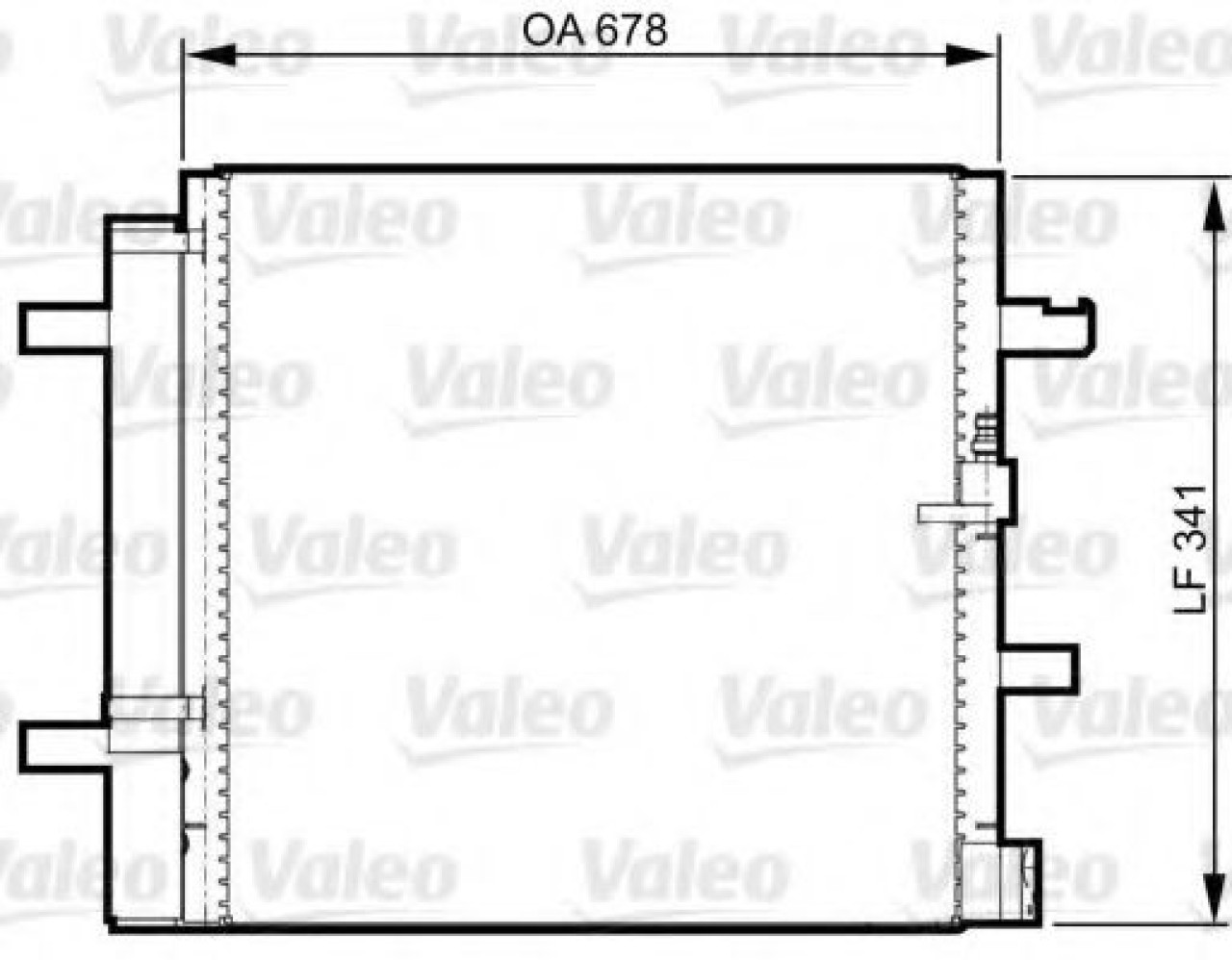 Condensator, climatizare AUDI Q5 (8R) (2008 - 2016) VALEO 814370 piesa NOUA