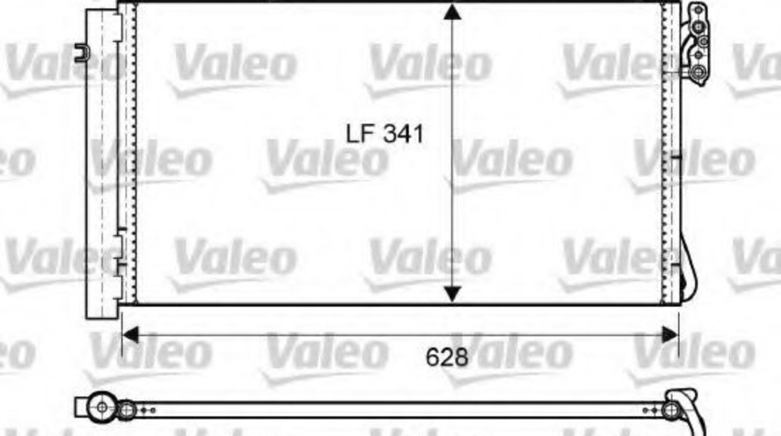 Condensator, climatizare BMW Seria 3 (E90) (2005 - 2011) VALEO 814012 piesa NOUA