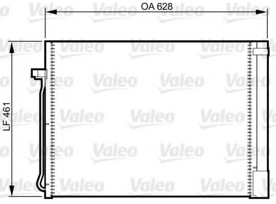 Condensator, climatizare BMW X6 (F16, F86) (2014 - 2016) VALEO 814367 piesa NOUA